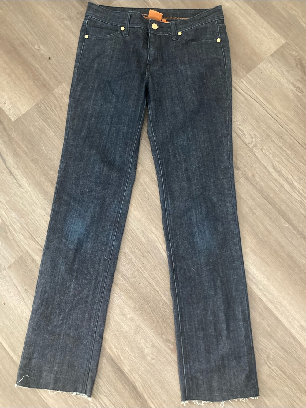 Preowned- Tory Burch Straight Leg Denim Jeans Womens (Size 28)